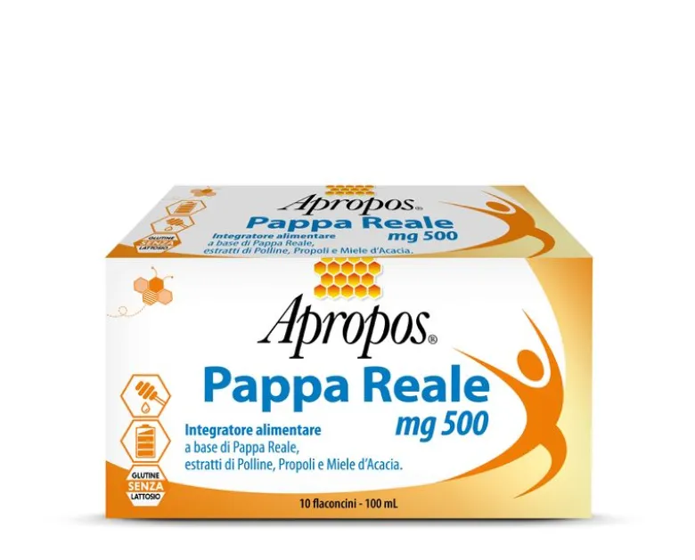 A base di Pappa Reale, estratto di Polline, Propoli e Miele d’Acacia