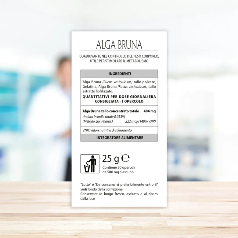 Aboca Alga Bruna Concentrato Totale 50 Opercoli