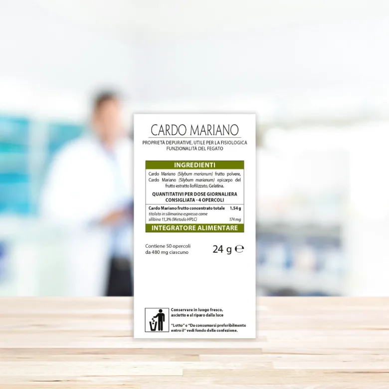 Aboca Cardo Mariano Concentrato Totale 50 Opercoli