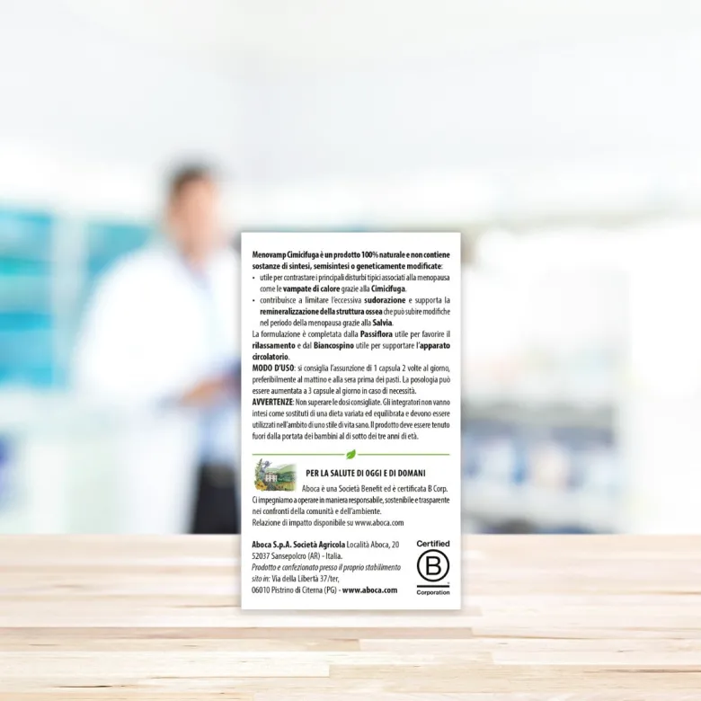 Aboca Menovamp Cimicifuga 60 Capsule
