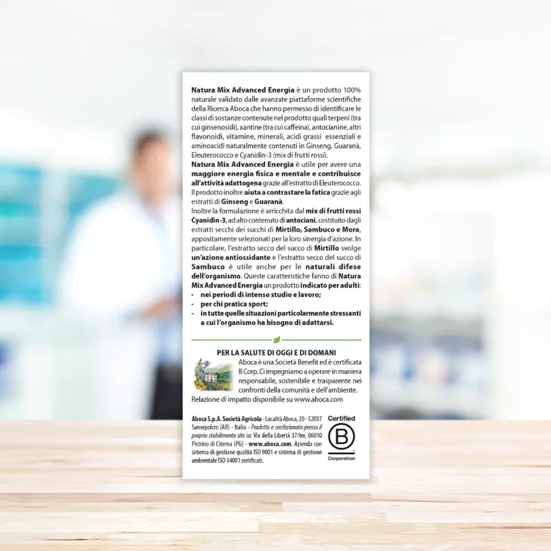 Aboca Natura Mix Advanced Energia 20 bustine