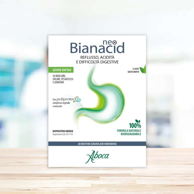 Aboca Neobianacid Acidità Reflusso 20 Buste Monodose
