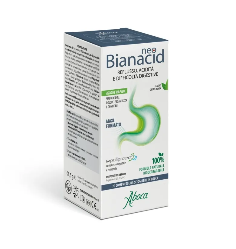 Aboca Neobianacid 70 Compresse Masticabili