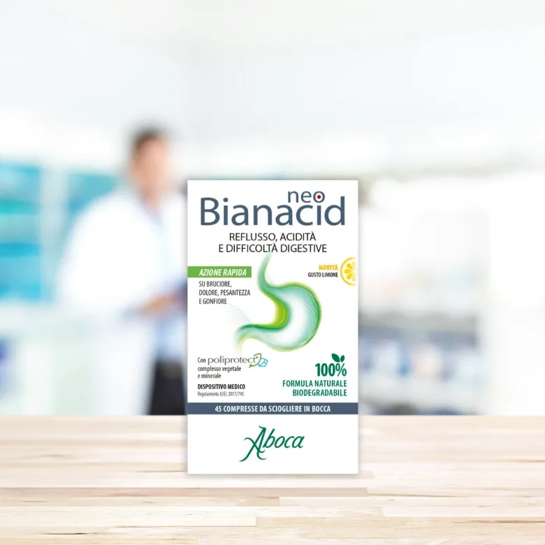 Aboca Neobianacid 45 Compresse Gusto Limone