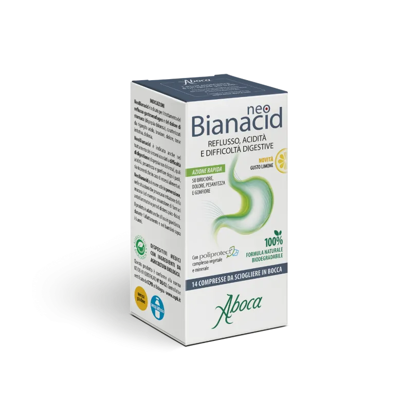 Aboca Neobianacid 14 Compresse Gusto Limone