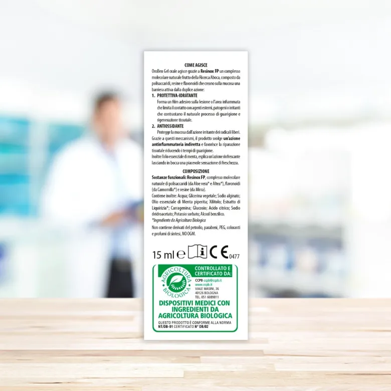 Aboca Oroben Aftagen Gel Orale 15ml