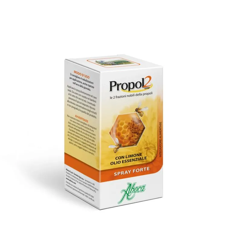 Aboca Propol2 Emf spray forte: benessere della gola