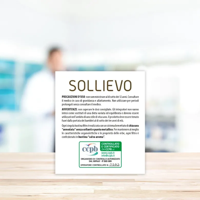 Aboca Sollievo Bio Tisana Benessere Naturale 20 Filtri 44g