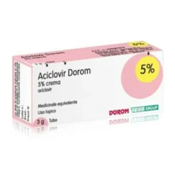 Aciclovir Dorom5% crema 3g tubo
