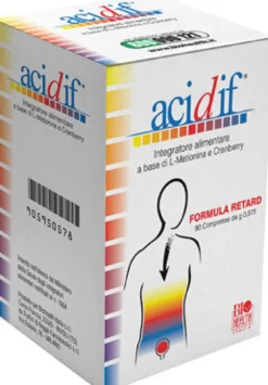 Acidif integratore di Metionina e Cranberry per le vie urinarie 90 compresse