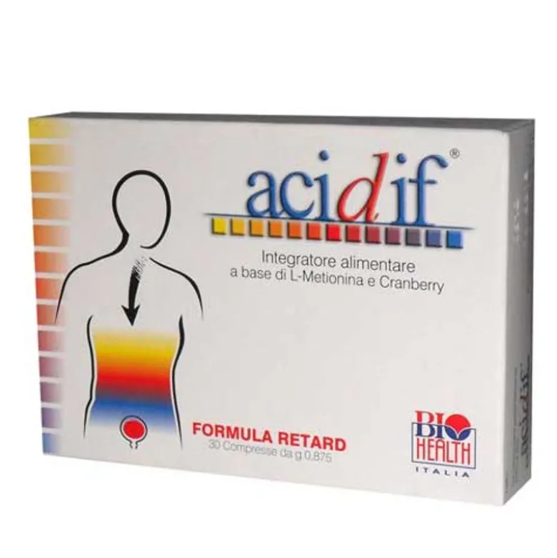 Acidif integratore di Metionina e Cranberry per le vie urinarie 30 compresse