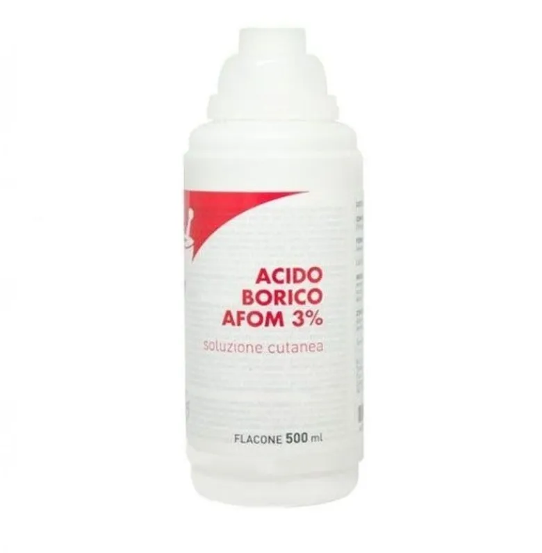 Acido Borico Afom Soluzione Cutanea 3% 500ml