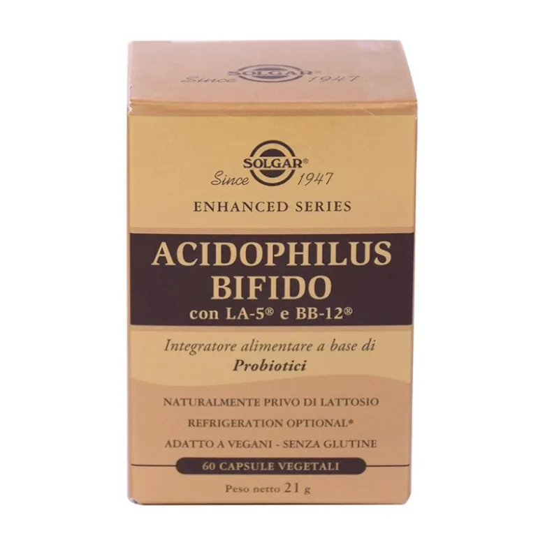 Acidophilus Bifido 60 Capsule Vegetali - Probiotico Naturale