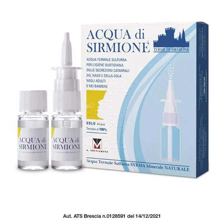 Acqua Di Sirmione 6 Flaconi 15ml - Idratazione Naturale