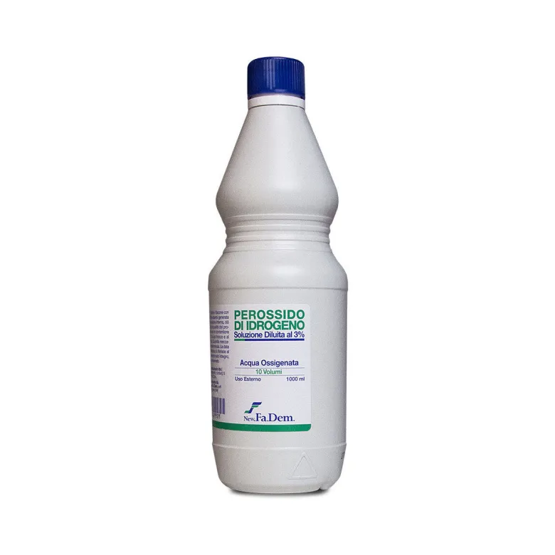 Acqua Ossigenata 10 Vol 1000ml Disinfezione e Cura Sicura