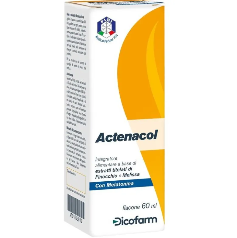 Actenacol per il benessere intestinale e il sonno 60ml