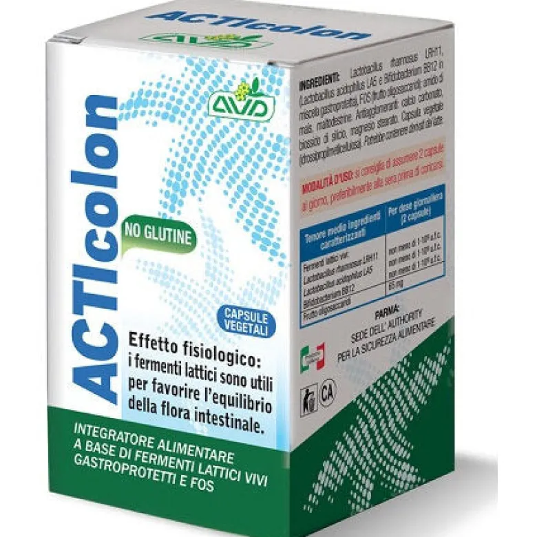 Acticolon per l'equilibrio della flora intestinale 30 capsule