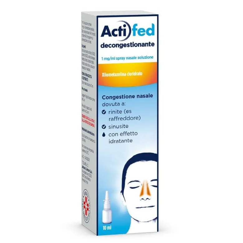 Actifed Decongestionante Spray Nasale Rinite e Sinusite