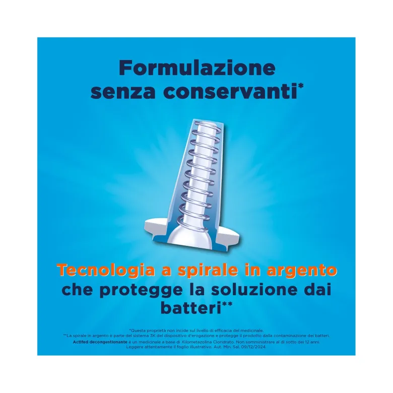 Actifed Decongestionante Spray Nasale Rinite e Sinusite