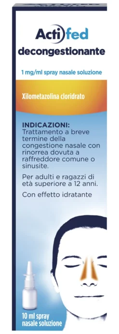 Actifed Decongestionante Spray Nasale Rinite e Sinusite