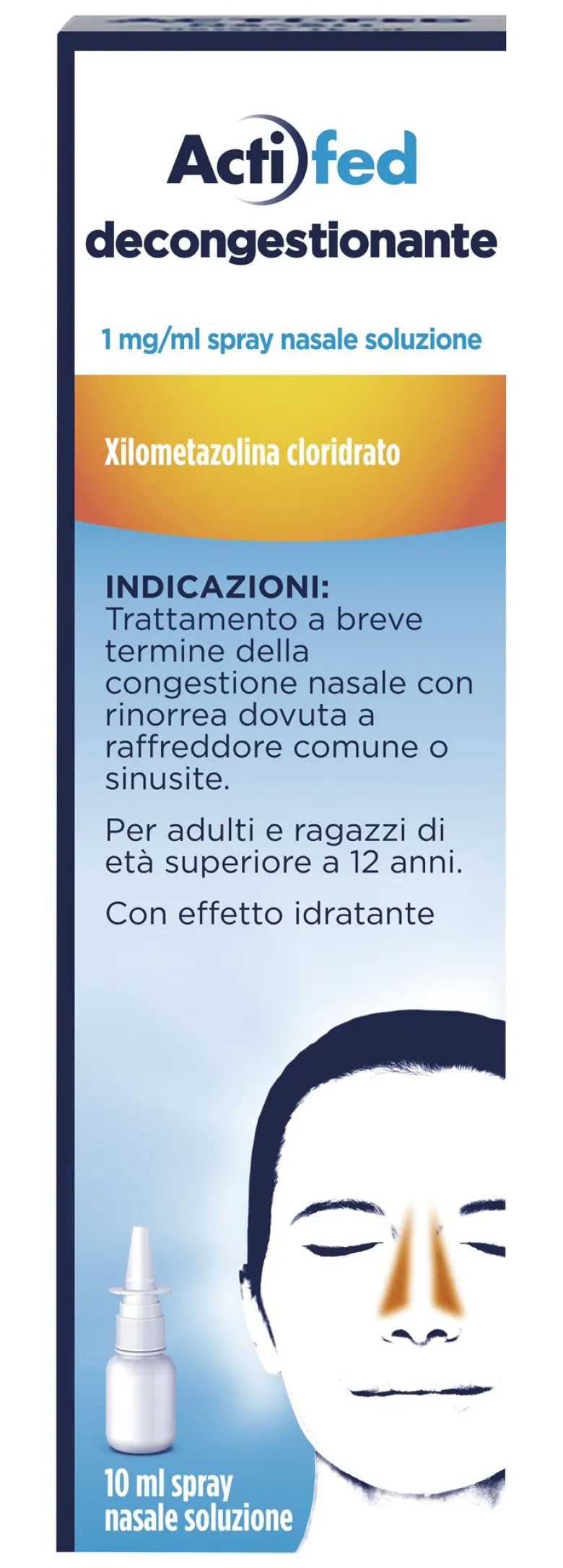 Actifed Decongestionante Spray Nasale Rinite e Sinusite