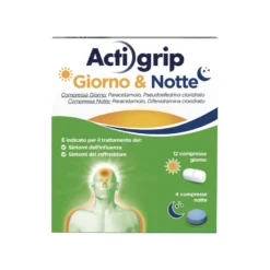 Actigrip Giorno e Notte Compresse per Raffreddore Febbre e Influenza