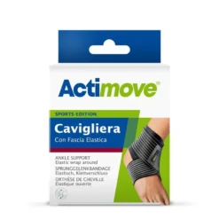 Actimove Cavigliera con fascia elastica taglia S colore Black