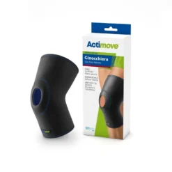 Actimove Ginocchiera con foro rotuleo taglia XL colore Navy 1 pezzo