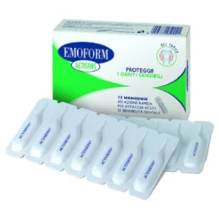 Actisens Gel Emoform gel per proteggere e rafforzare i denti sensibili 15 flaconcini