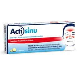 ActiSinu 12 Compresse Sinusite Raffreddore e Mal di testa