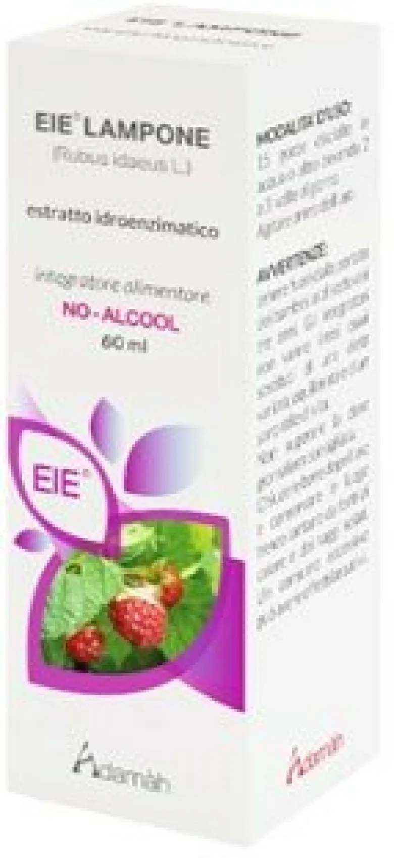 Adamah Eie Lampone Gocce contro disturbi del ciclo mestruale 60ml