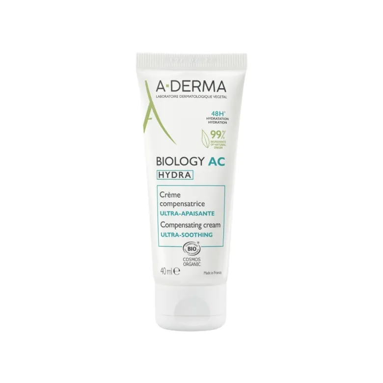 A-Derma Biology AC Hydra crema compensatrice ultra-lenitiva anti-imperfezioni 40ml