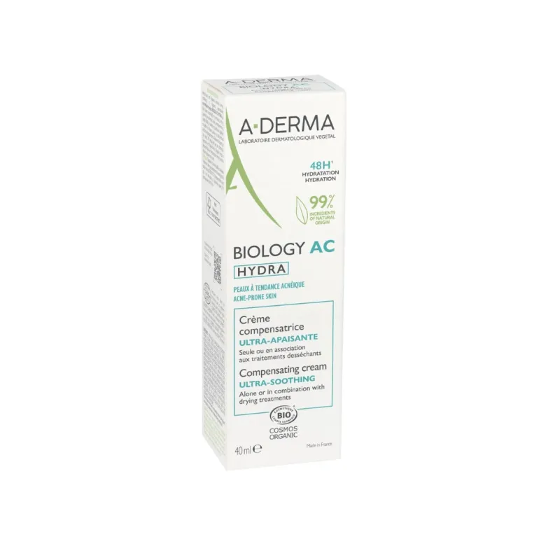 A-Derma Biology AC Hydra crema compensatrice ultra-lenitiva anti-imperfezioni 40ml