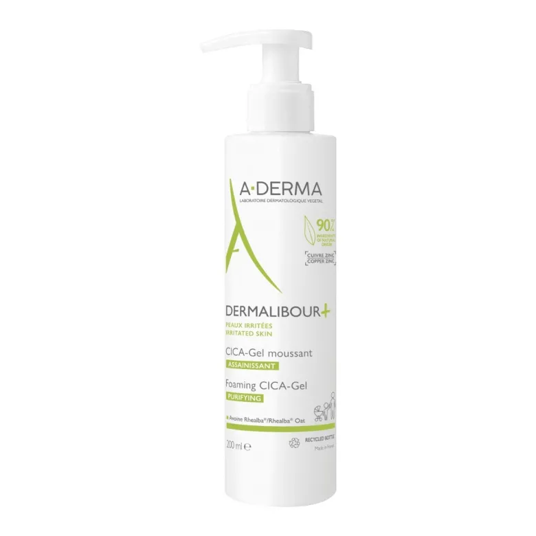 A-Derma Dermalibour + Cica Gel detergente purificante pelli irritabili 200ml