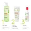 A-Derma Exomega Control gel detergente emolliente 2 in 1 corpo e capelli pelle secca 500ml