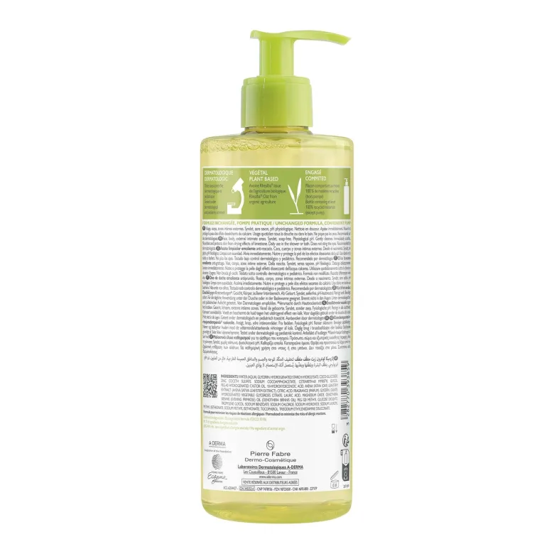 A-Derma Exomega Control Olio Lavante Emolliente Anti-Grattage 500ml