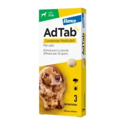 Adtab Per Cani Da 11 A 22kg 3 Compresse Masticabili 450mg