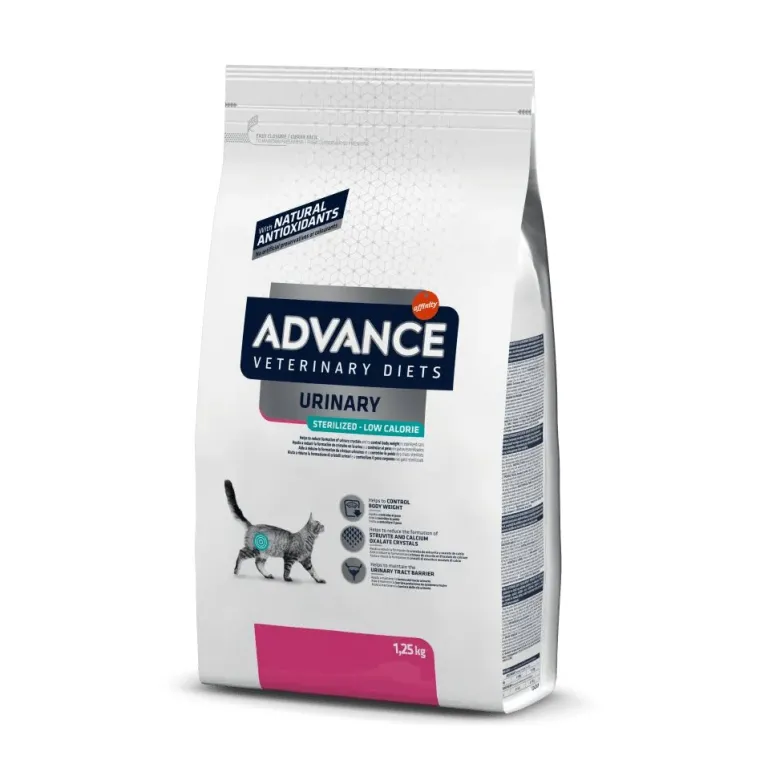 Advance Veterinary Diets Urinary Sterilized Low Calories Cibo per Gatti Sterilizzati 1,25kg