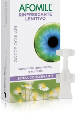 Afomill Gocce Oculari Rinfrescanti e Lenitive 10 contenitori monodose