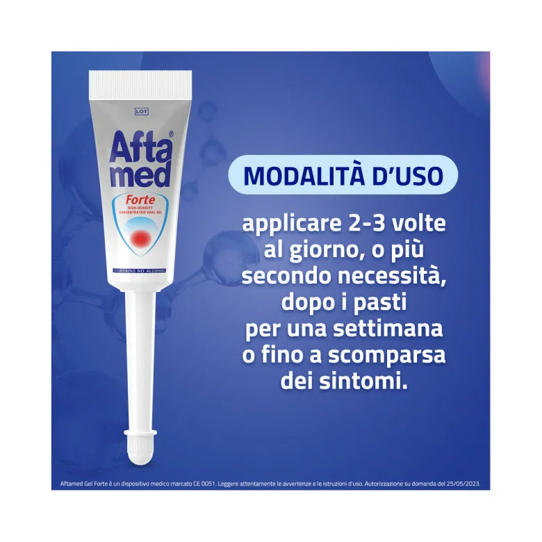 Aftamed Forte Gel Orale Alta Intensità 8ml Sollievo Rapido