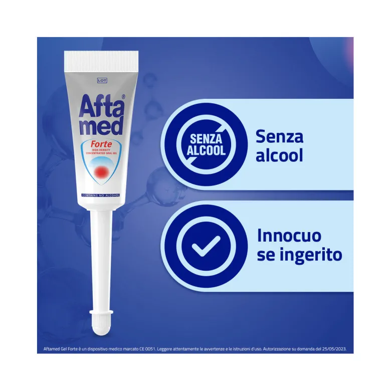 Aftamed Forte Gel Orale Alta Intensità 8ml Sollievo Rapido