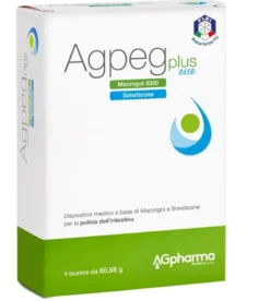 Agpeg Plus Esse per la pulizia dell'intestino 4 bustine