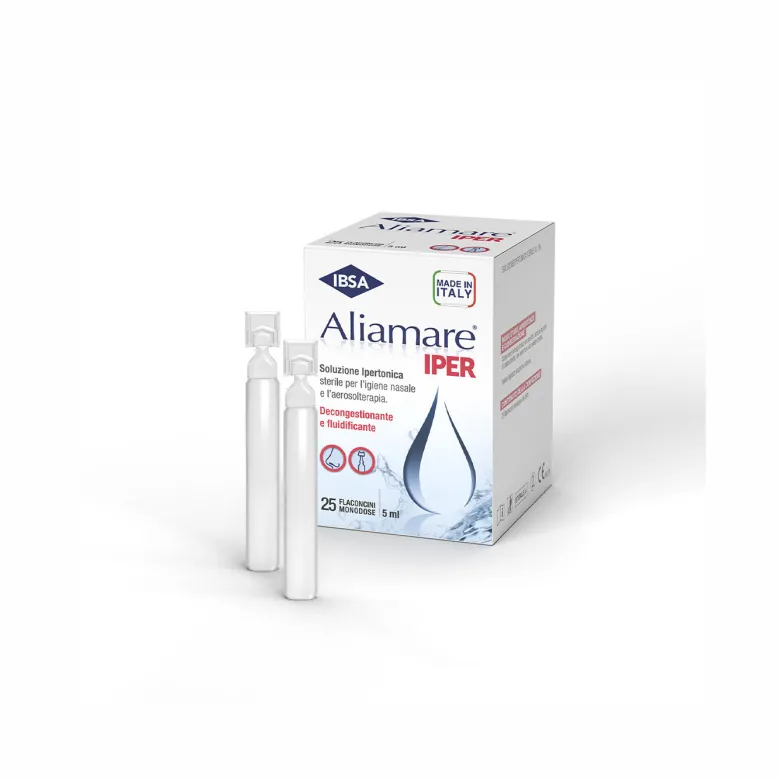Aliamare Iper soluzione ipertonica 25 flaconcini