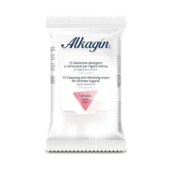 Alkagin 15 Salviettine Detergenti e Rinfrescanti per l'igiene intima