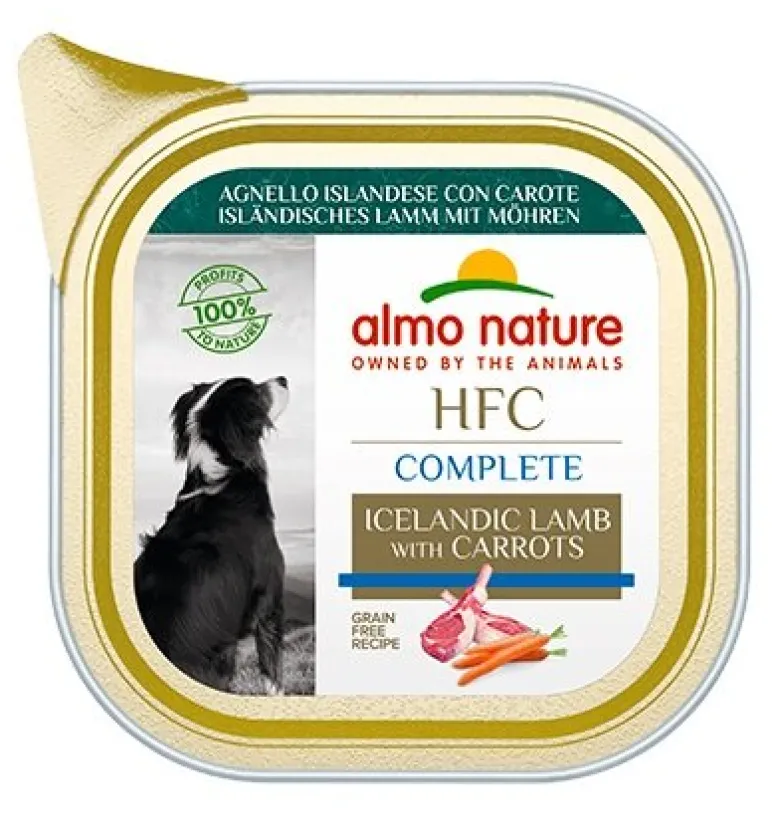 Almo Nature Complete Cibo Umido Agnello Islandese Con Carote Per Cani 85g