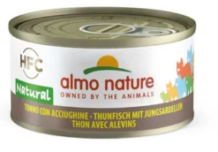 Almo Nature HFC Natural Cibo Umido Tonno Con Acciughine Per Gatti Adulti Lattina 70g