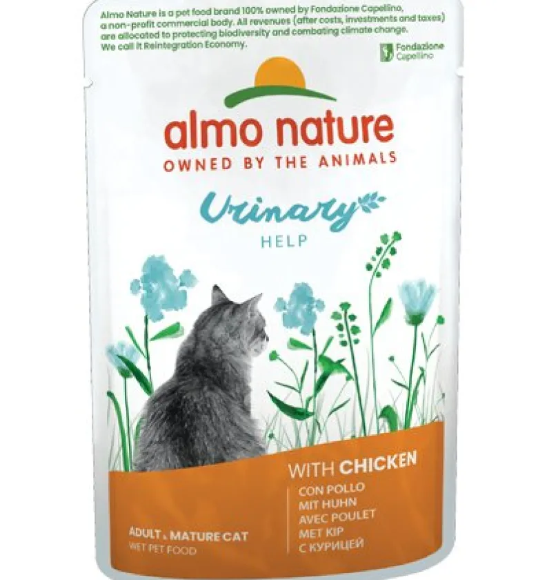 Almo Nature Urinary Help Pollo Cibo Umido Per Gatti Adulti Bustina 70g