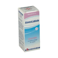 AlovexLabiale 5% matita cutanea herpes labiale 3g