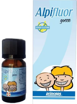 Alpifluor bambini utile per la mineralizzazione dei denti gocce 10ml
