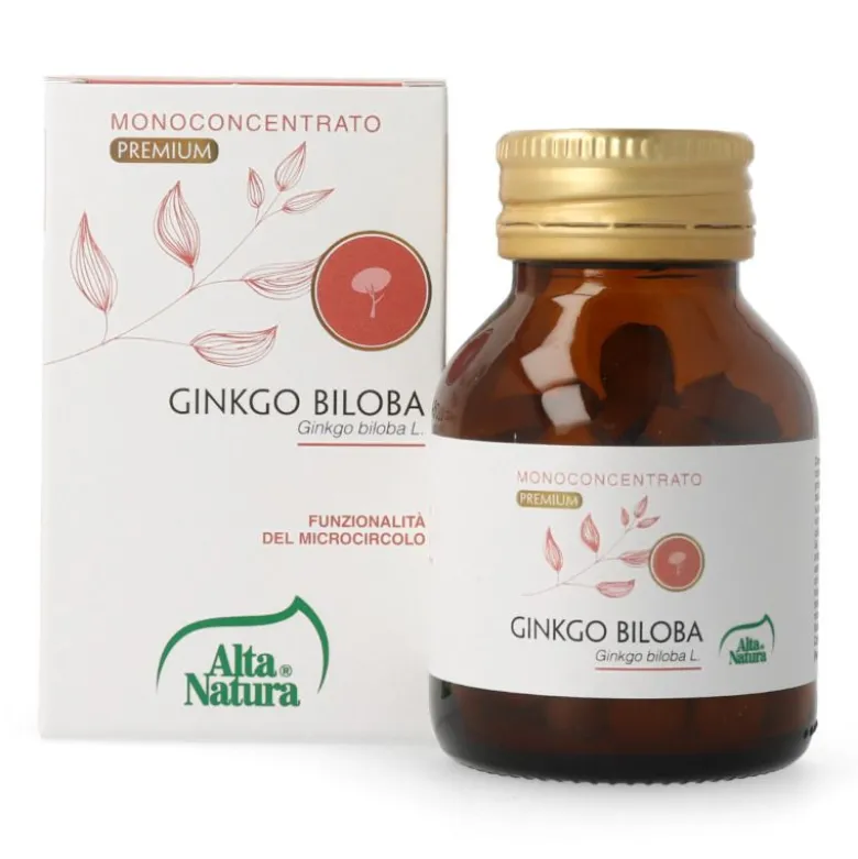 Alta Natura Monoconcentrato Premium Ginkgo Biloba per il microcircolo 100 compresse